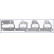 Gasket, exhaust manifold MULTILAYER STEEL