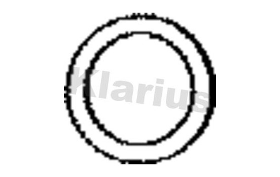 Gasket, exhaust pipe, Image 2