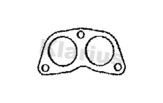 Gasket, exhaust pipe, Image 2