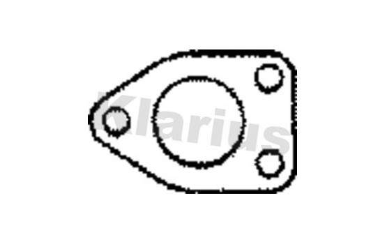 Gasket, exhaust pipe, Image 2