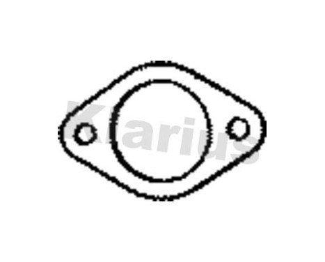Gasket, exhaust pipe, Image 2