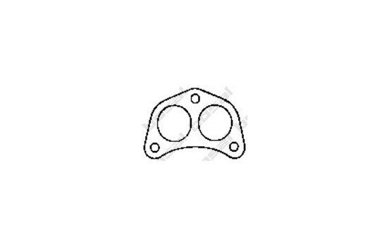 Gasket, exhaust pipe, Image 2