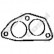 Gasket, exhaust pipe, Thumbnail 2