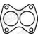Gasket, exhaust pipe, Thumbnail 8