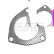 Gasket, exhaust pipe, Thumbnail 2