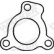 Gasket, exhaust pipe, Thumbnail 8