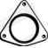 Gasket, exhaust pipe, Thumbnail 2
