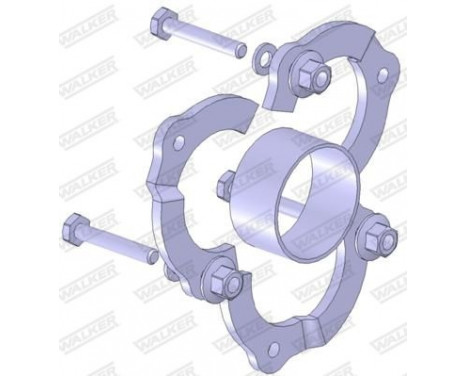Gasket, exhaust pipe, Image 2