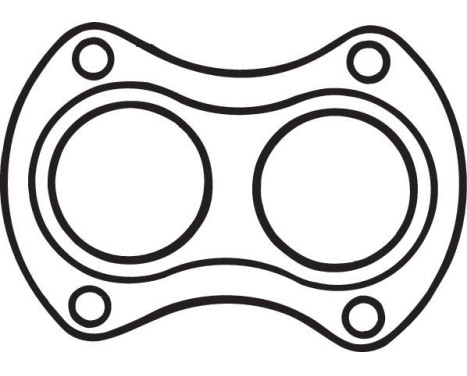 Gasket, exhaust pipe, Image 2