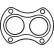 Gasket, exhaust pipe, Thumbnail 2