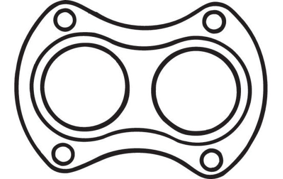 Gasket, exhaust pipe, Image 2