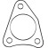 Gasket, exhaust pipe, Thumbnail 2