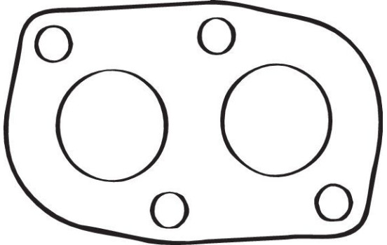Gasket, exhaust pipe, Image 2