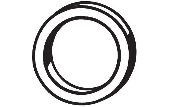 Gasket, exhaust pipe, Image 2