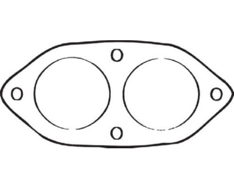 Gasket, exhaust pipe, Image 2
