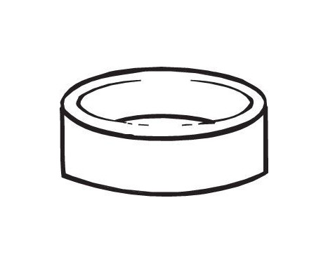 Gasket, exhaust pipe, Image 2