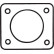 Gasket, exhaust pipe, Thumbnail 2