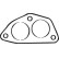 Gasket, exhaust pipe, Thumbnail 3