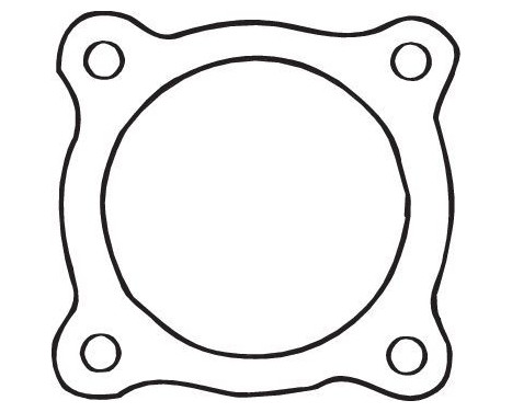 Gasket, exhaust pipe, Image 3