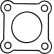 Gasket, exhaust pipe, Thumbnail 2
