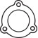 Gasket, exhaust pipe, Thumbnail 2
