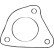 Gasket, exhaust pipe, Thumbnail 2