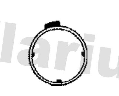 Gasket, exhaust pipe, Image 2