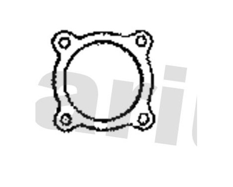 Gasket, exhaust pipe, Image 2