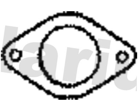 Gasket, exhaust pipe, Image 2