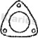 Gasket, exhaust pipe, Thumbnail 2