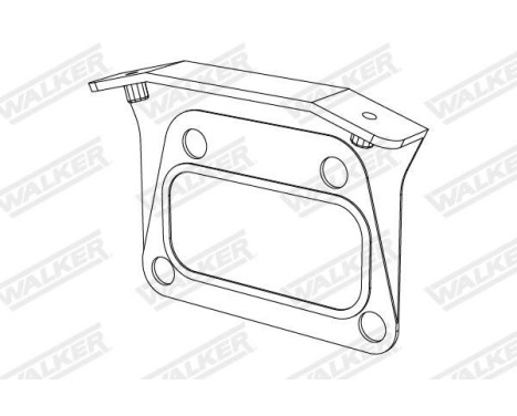 Gasket, exhaust pipe, Image 2