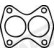 Gasket, exhaust pipe, Thumbnail 8