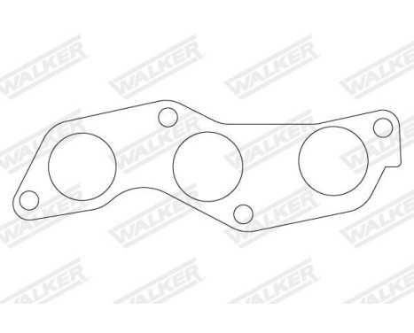 Gasket, exhaust pipe, Image 2