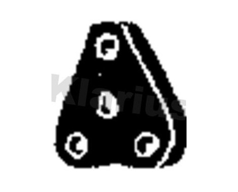 Holder, exhaust system, Image 2