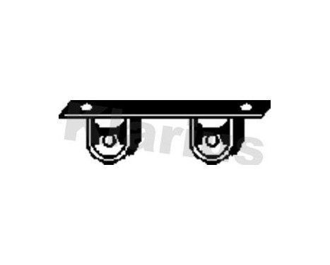 Holder, exhaust system