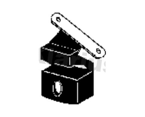 Holder, exhaust system, Image 2