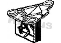 Holder, exhaust system