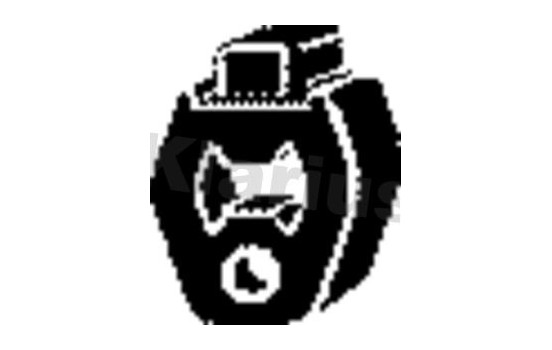 Holder, exhaust system, Image 2