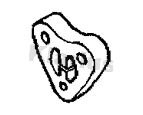 Holder, exhaust system