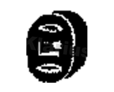 Holder, exhaust system, Image 2