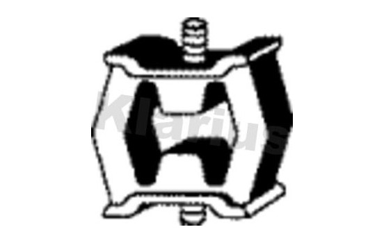 Holder, exhaust system, Image 2