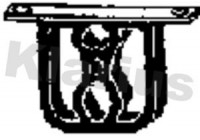 Holder, exhaust system