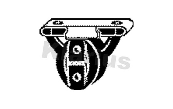 Holder, exhaust system, Image 2