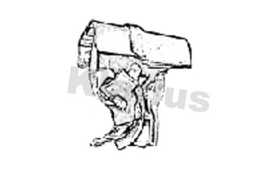 Holder, exhaust system, Image 2