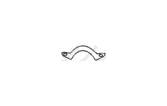 Holder, exhaust system, Image 2