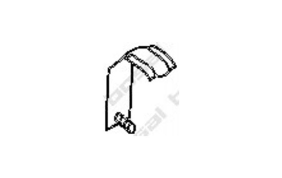 Holder, exhaust system