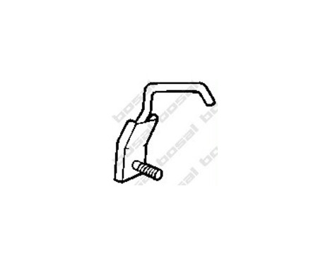 Holder, exhaust system