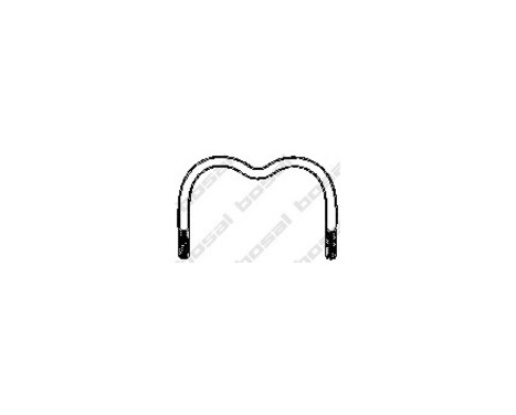 Holder, exhaust system