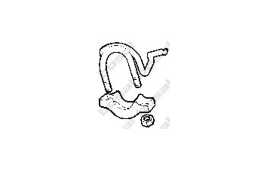 Holder, exhaust system, Image 2