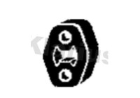 Holder, exhaust system